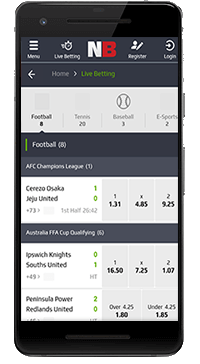Betting on the go via NetBet Mobile app