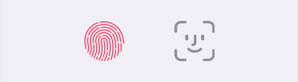 Touch ID and Face ID provide quick and secure access